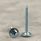 Саморіз із пресшайбою 4,2х32 для металу гострий Koelner, 500 шт., фото 3