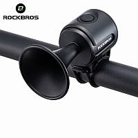 Електронний велосипедний дзвінок RockBros електронний гудок 120дБ сигнал клаксон велодзвінок, Чорний