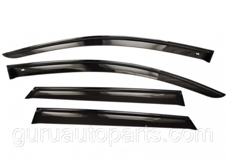 Mercedes S-Class. W220. 1998-2005. Мерседес 220. Дефлектори вікон, вітровики, вставні