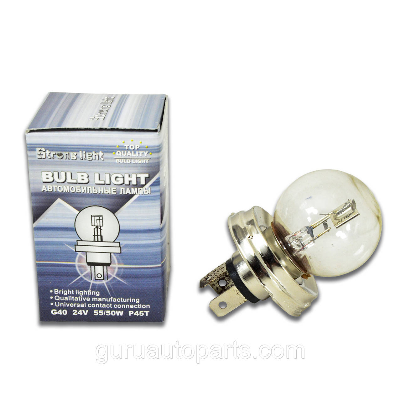 24V Лампа G40 55/50W P45T Strong Ligt — Tungram вантажівка, автобус, трактор