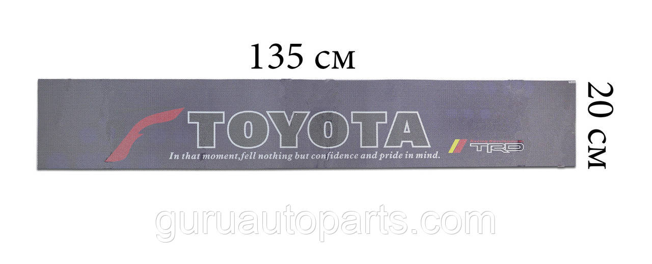 TOYOTA 135*20 см Наклейки автомобільні на лобове або заднє скло