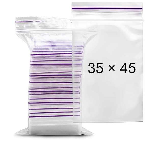 Пакети Zip Lock для пакування 100 шт 35*45 мм