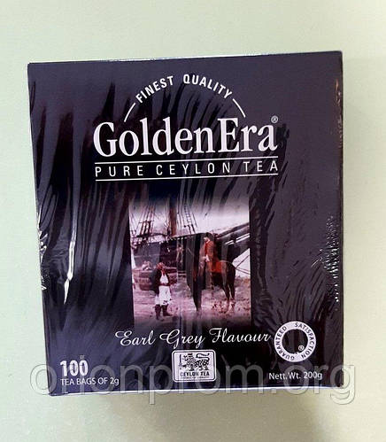 Купить Чай Golden Era Earl Grey 100 пакетов черный, цена 175 ₴ — Prom ...