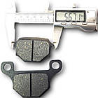 Гальмівні колодки 86х56мм мотоцикла Viper 150, фото 3