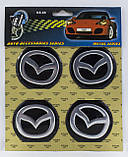 Наклейки на автомобільні ковпаки та диски/комплекс/розмір 90 мм/MAZDA, фото 2