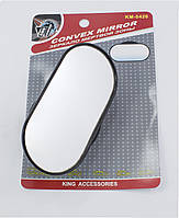 Дзеркало в салон авто на присоску 12*6 см. Саляне дзеркало сліпих зон, універсальне автомобільне. KM-0426