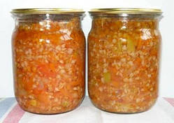 Каша гречана з овочами домашня консервація 0,5 л