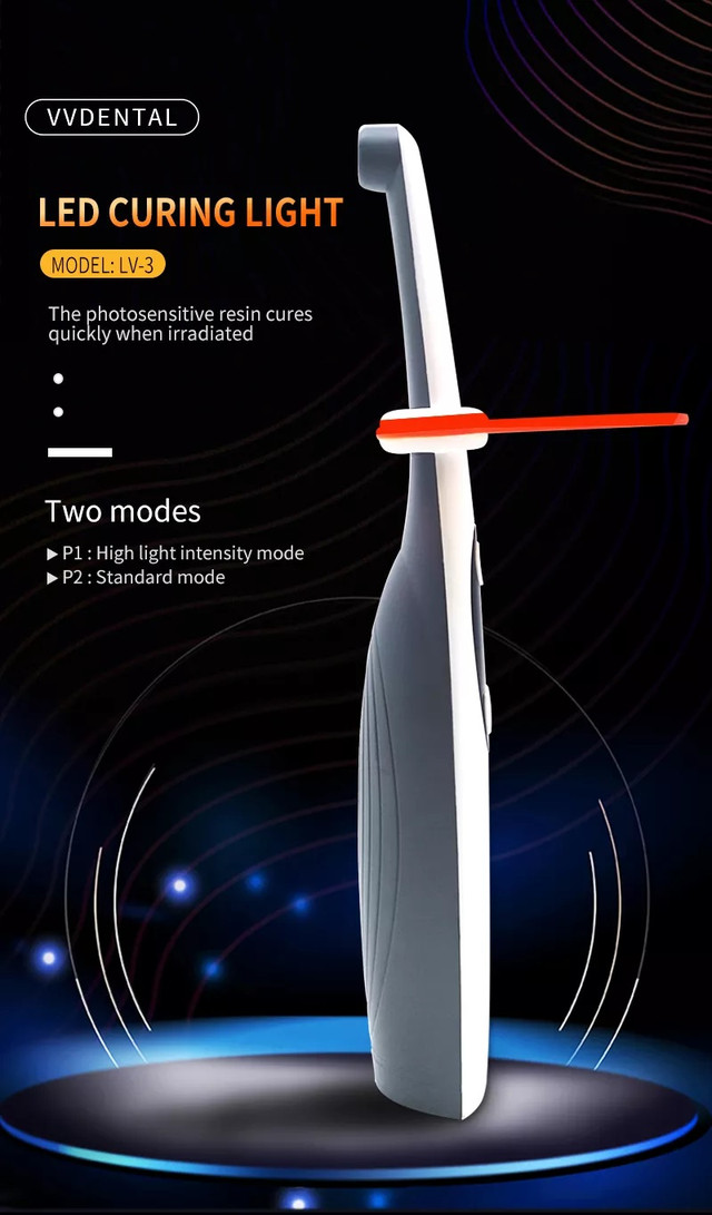 Лампа фотополимерная стоматологическая беспроводная iLed VV Dental LV3 ...