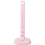 Настільний світильник світлодіодний Feron DE1725, 9W, 400lm, 6400К, рожевий, фото 5