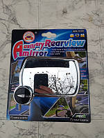 Дзеркало сліпих зон в салон авто. 2 види кріплення! Допоміжне внутрішнє, салонне дзеркало.10*6см KM-1655