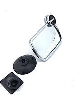 Дзеркало автомобільне. Дзеркало в салон на присоску або скотчі. Допоміжне внутрішнє дзеркало.10*6 KM-1655