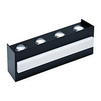Фасадний настінний світильник TWIST-15 15W IP65 чорний 220V Код.58725, фото 4