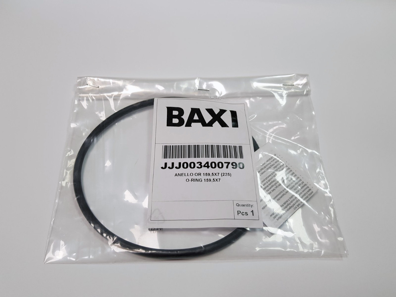 Ущільнювальне прокладання фланця бойлера для газового котла Baxi 159,5х7 3400790