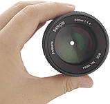 Об'єктив 7Artisans 55mm F1.4 mark ii Canon (EOS-M Mount) /на складі, фото 3