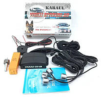 Парктронік задній, 4 датчики, сріблястий, паркувальна система