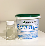 Емаль для реставрації ванн ЕкоЕмалька 1000г Білий глянець (ЕкоВанна), фото 4