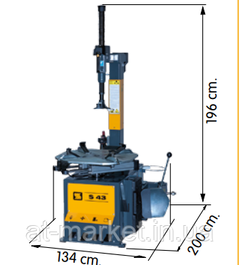 Автоматический шиномонтажный стенд S 43 GP SICE Италия - фото 2 - id-p1686984926