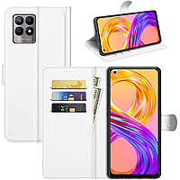 Чехол-книжка Litchie Wallet для Realme 8i White