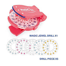 Magic Jewel Drill Diy Інтерактивна зачіска для дівчаток Краса Play Set Toy Braider Kits Make Up Girl, фото 5