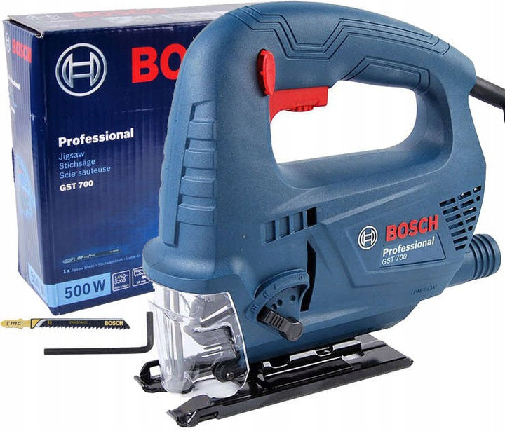 Лобзик електричний BOSCH GST 700 Professional 06012A7020: 500Вт, глибина різу 70 мм