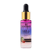 Олія для кутикули та нігтів зволожувальна Дизайнер/з піпеткою, 10 мл. Watermelon / Кавун No10