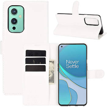 Чохол-книжка Litchie Wallet для OnePlus 9 White