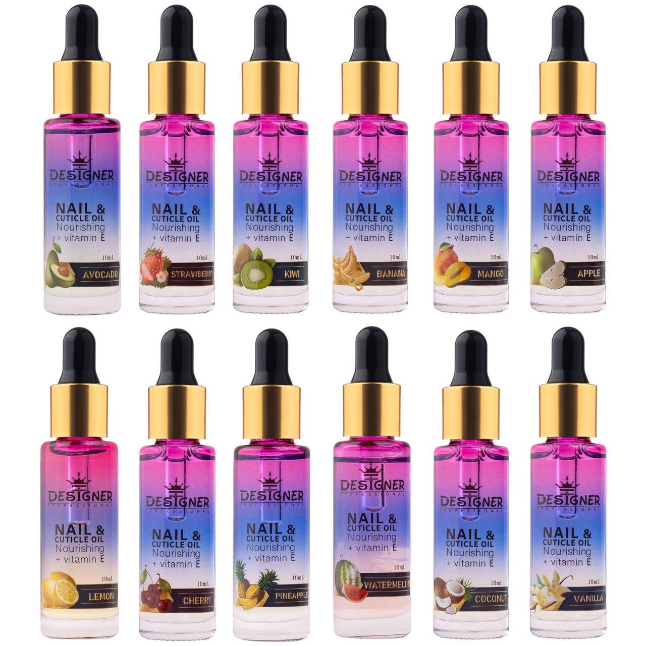 Олія для кутикули та нігтів зволожуюча Дизайнер /з піпеткою, 10 мл., фото 1