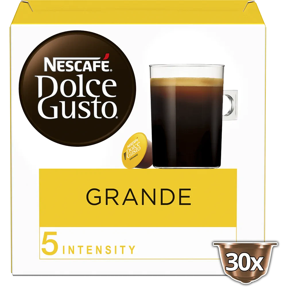 BIG PACK! Кава в капсулах Dolce Gusto GRANDE (Порций-30!)