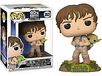 Фигурка Funko Pop Фанко Поп Star Wars Звёздные войны Luke with Yoda Люк с Йодой 10 см № 363 KSv