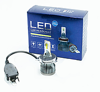 LED лампы для авто H4 12V-24V F1X 5000K 26W радиатор+вентилятор