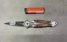 Ніж Boker Magnum Starfighter XL (06RY069), чорний колір, сталь 440А, складаний ніж для військових*, фото 4