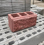 Блок для стовпів гладкий і рваний камінь, фото 10