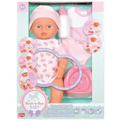 Інтерактивний пупс Lotus Onda з аксесуарами, 38 см рожевий, фото 1