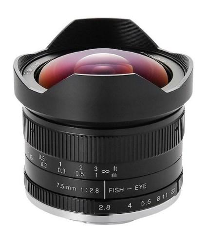 Об'єктив 7Artisans 7.5mm f/2.8 II Fisheye (M4/3)/на складі, фото 1