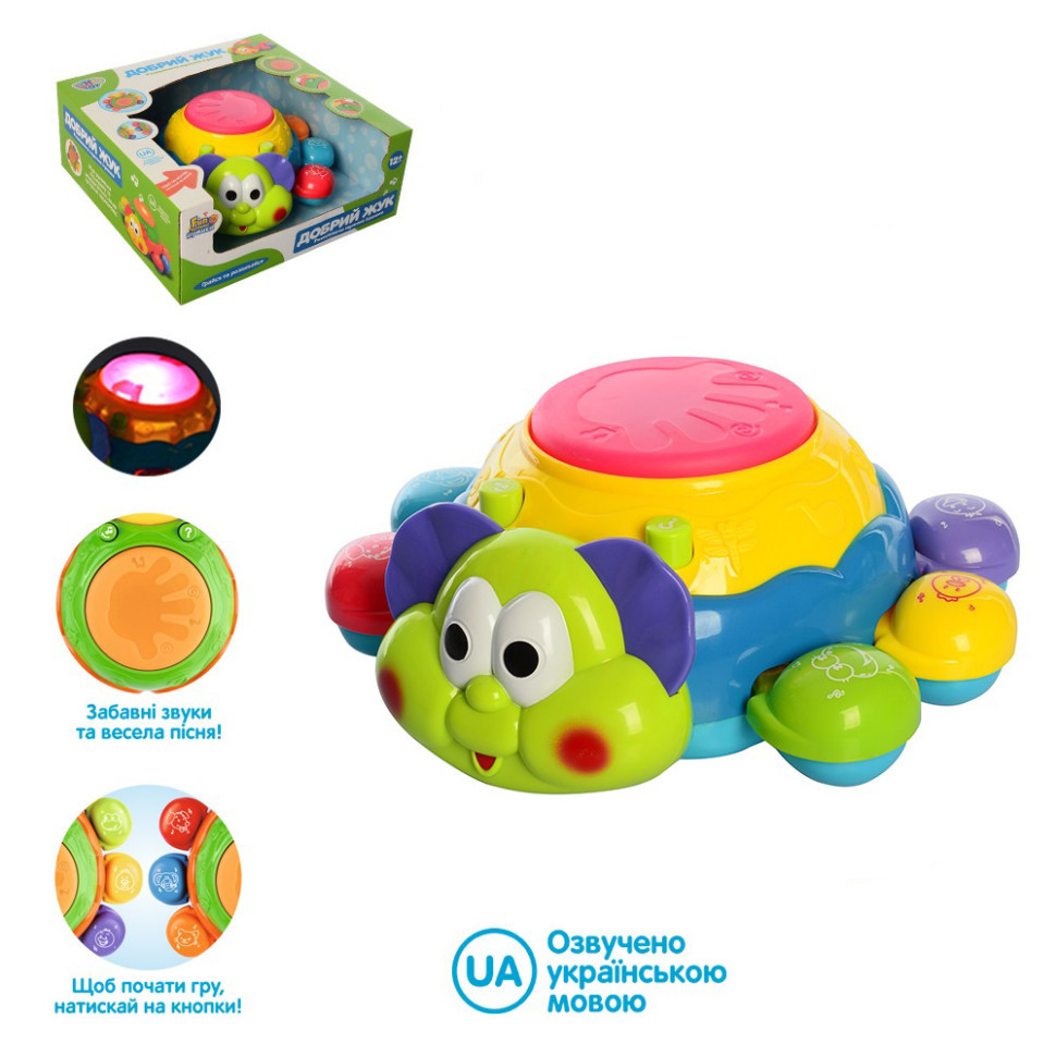 Музыкальная Игра Жук Жук,19см, Обучение (цвета, Животные),танцует Ador ...