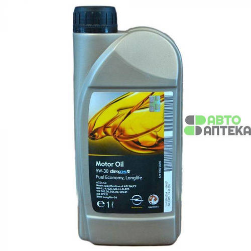Автомобильное моторное масло GM Dexos 2 Longlife 5W-30 1л (ID ...