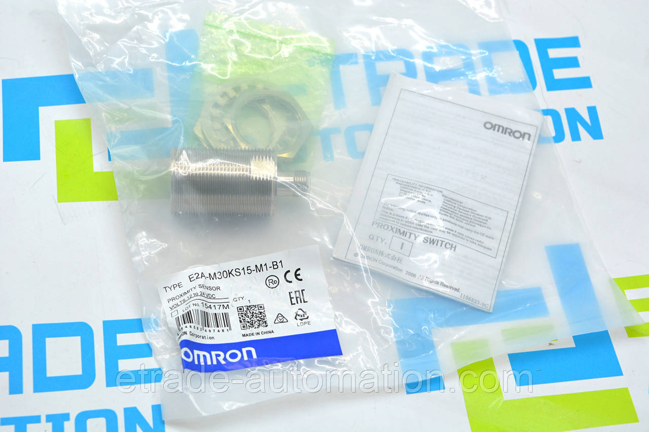 Датчик Omron E2A-N30KS15-M1-B1, фото 1
