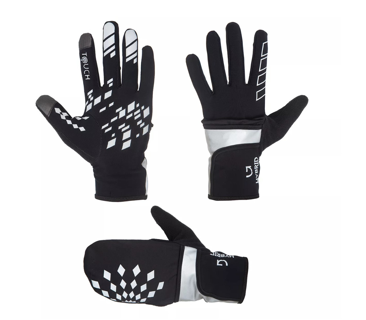 Рукавички закриті Green Cycle Fog зимові S чорні