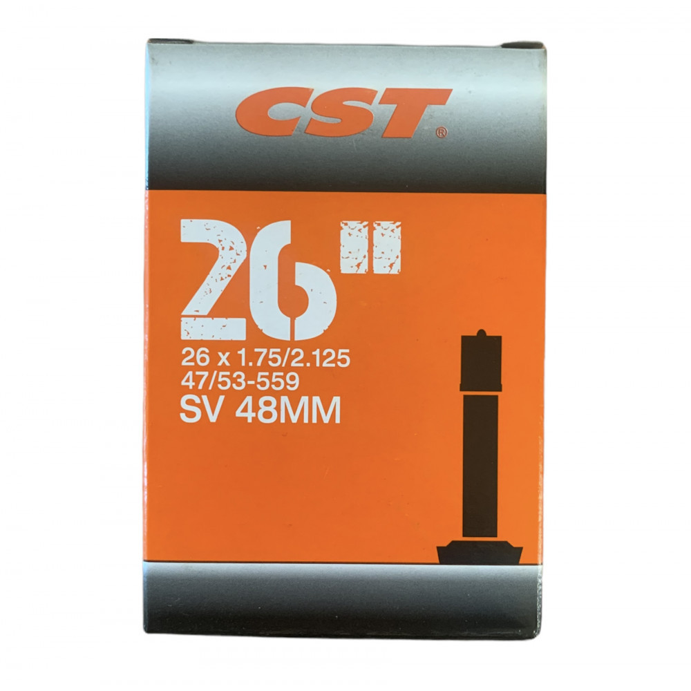 Камера 26x1.75-2.125 (47/57-559) CST SV48 mm box