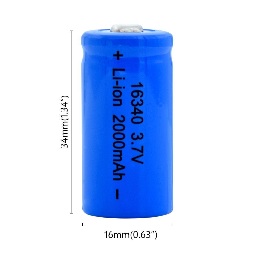 Аккумулятор CR123A, CR123, LR123A, 16340 Ultrafire 2000 mAh (ID ...