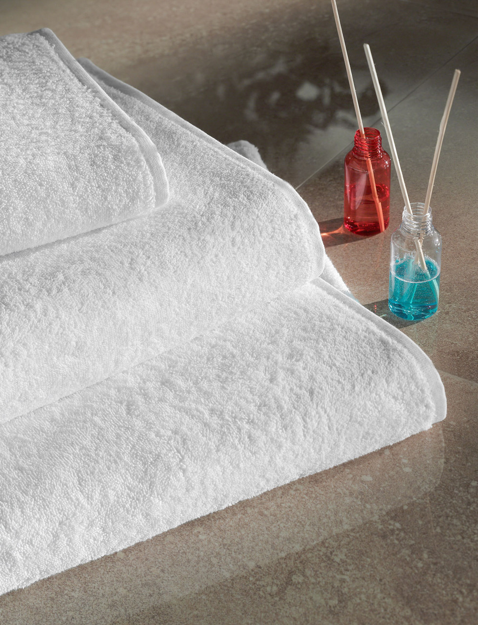 Рушник махровий 50х90-Біле,500 гр/м2, фото 1