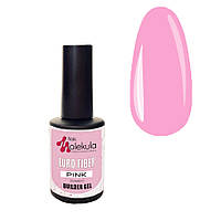 Моделирующий гель для наращивания Euro Fiber Gel Nails Molekula Pink 12 мл