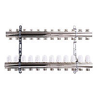 Колектор з регуляторами та кріпленням ECO001С 1″x12