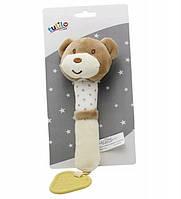 Іграшка брязкальце Tulilo Ведмедик з прорізувачем 17см (9100/9104)