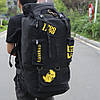 Рюкзак туристичний на 100 л XF1066, 82х40х27 см, Чорний / Тактичний рюкзак армійський / Рюкзак в похід, фото 5
