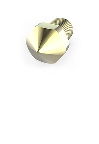Nozzle Flashforge Guider 2 бронзове сопло 0,4 мм, фото 1