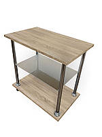 Столик для ноутбука Мини плюс столешница ДСП Венге (Fusion furniture ТМ) 10, ДСП Сонома