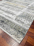 Сіро бежевий килим турецького виробництва високої якості, фото 3