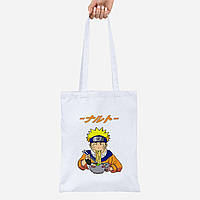 Эко сумка шопер Lite Наруто Узумаки (Naruto Uzumaki) (92102-2818) белая