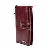Жіночий гаманець-портмоне з екошкіри (20х10х3,5 см) Baellerry N1632 Women Long, Бордовий / Клатч на кнопці, фото 6
